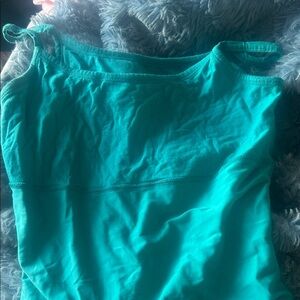 Teal Women's Intimate Bra: tank with cinched in waist